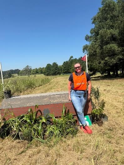 BSET students volunteering as jump judges